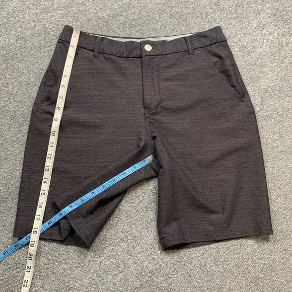 Puma Golf Shorts Mens 30 Grey 101 Heather Flat Front Lightweight Performance - Picture 7 of 11